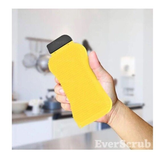 EverScrub All Purpose Silicone Sponges 2 Pack Easy To Clean Sponge, New In Box - Picture 4 of 9